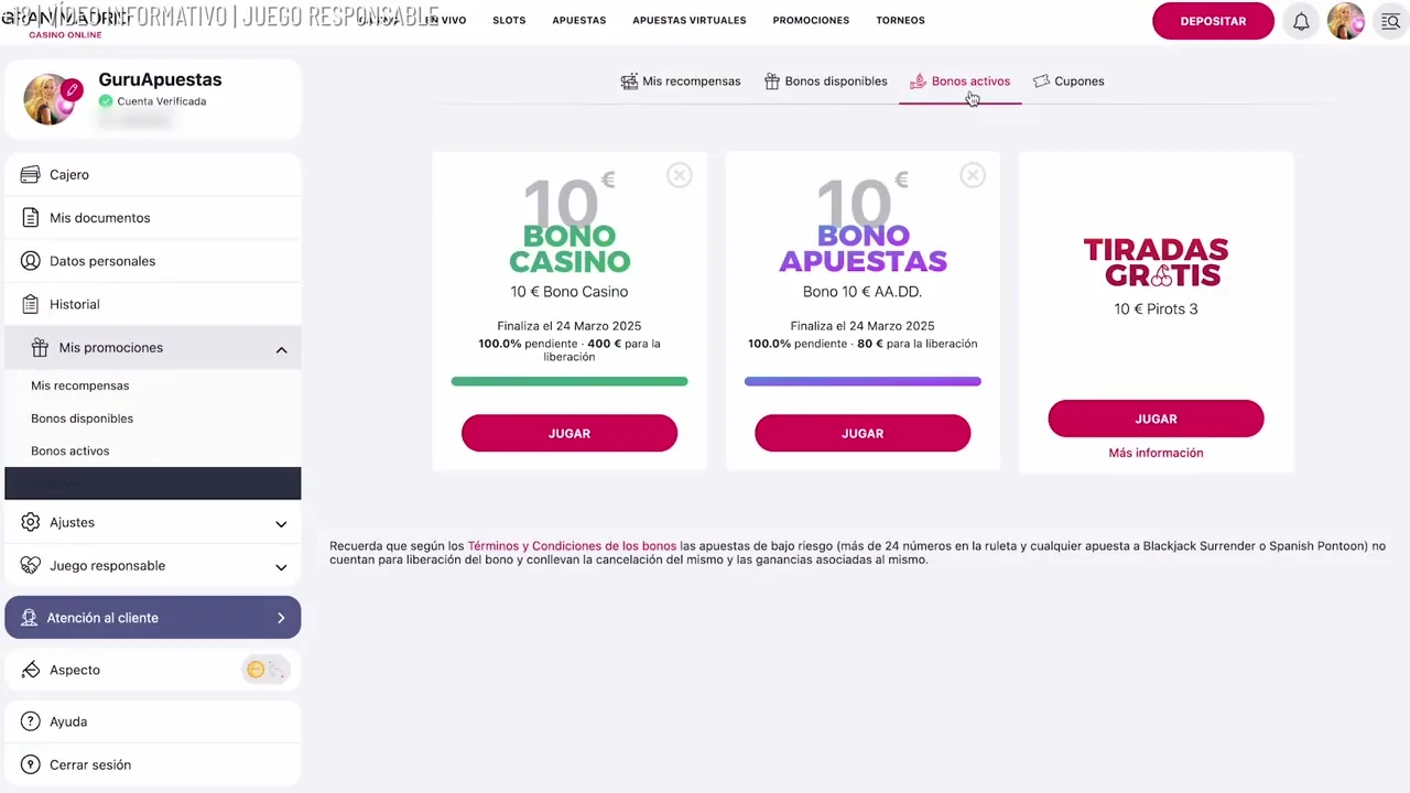 Casino Gran Madrid Online