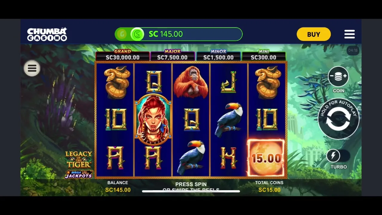Mega Fire Blaze Legacy of the Tiger